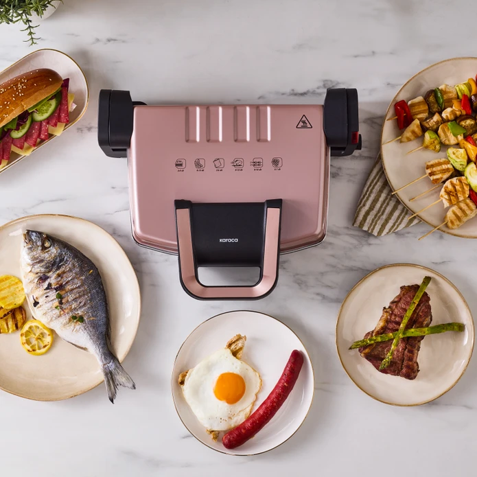 Karaca Future Toaster Rosegold 4 Slice Capacity