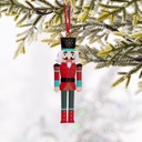 NY23 NUTCRAKER AĞAÇ SÜSÜ, KIRMIZI