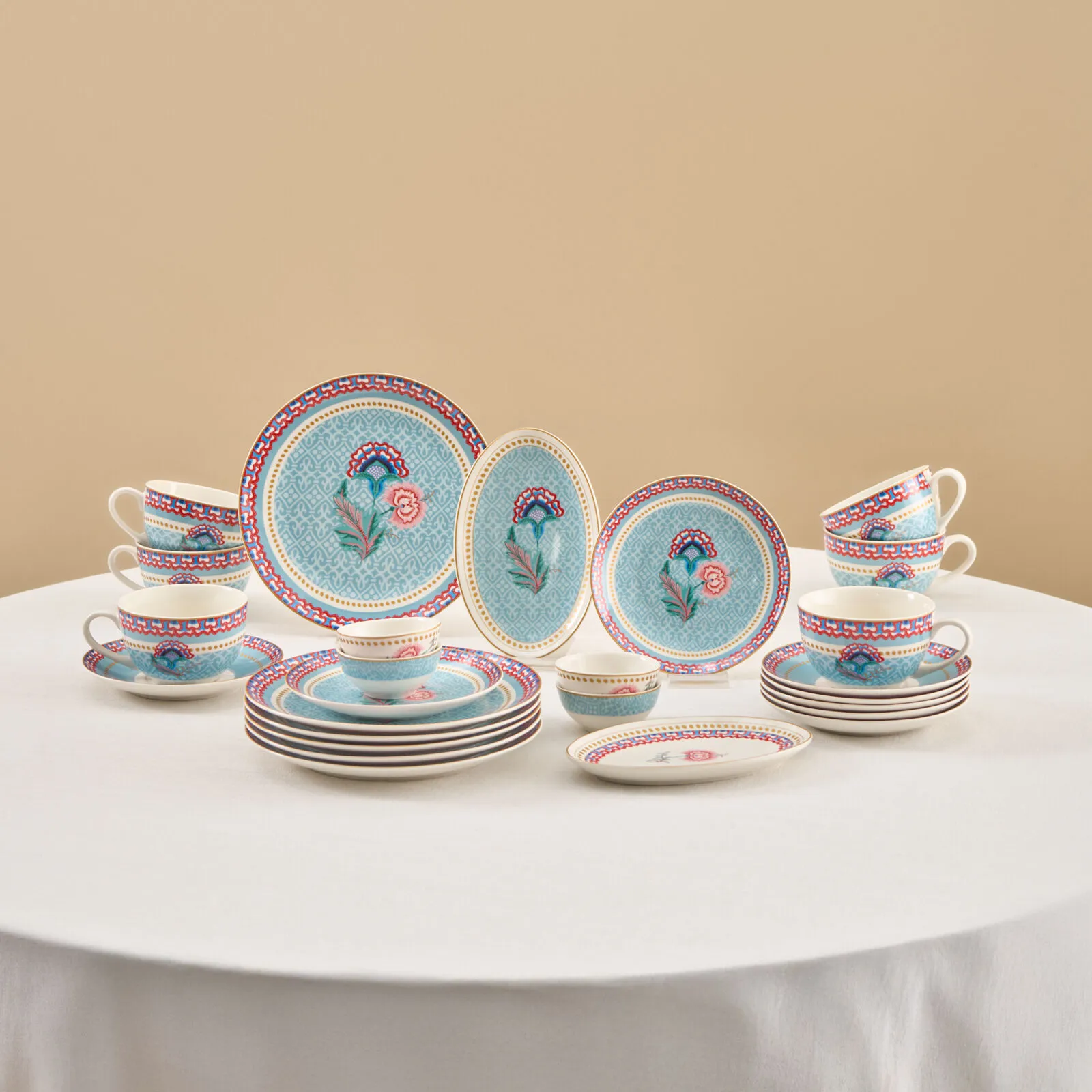 KARACA SPELLO 26 PRÇ KAHVALTI SETİ, MAVİ