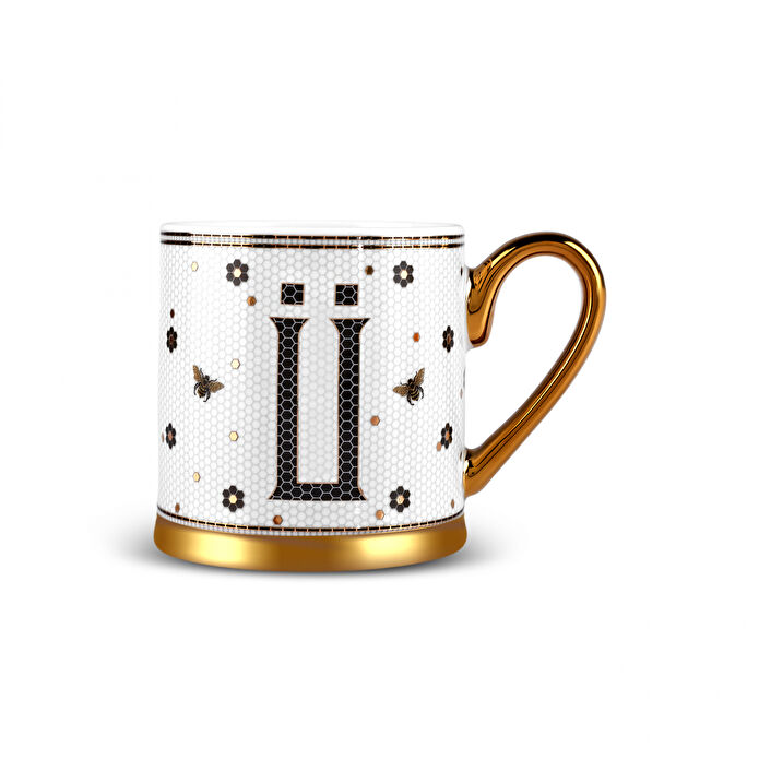 KARACA Ü HARFLİ KUPA 330 ML, BEYAZ