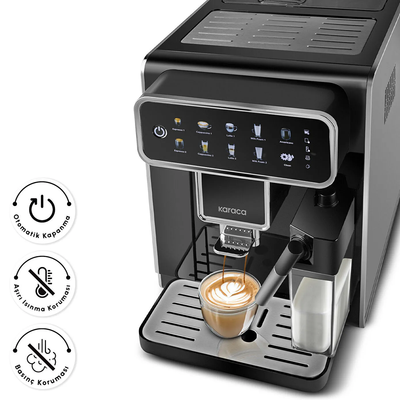 KARACA COFFEEMAESTRO TAM OTOMATİK, BLAC