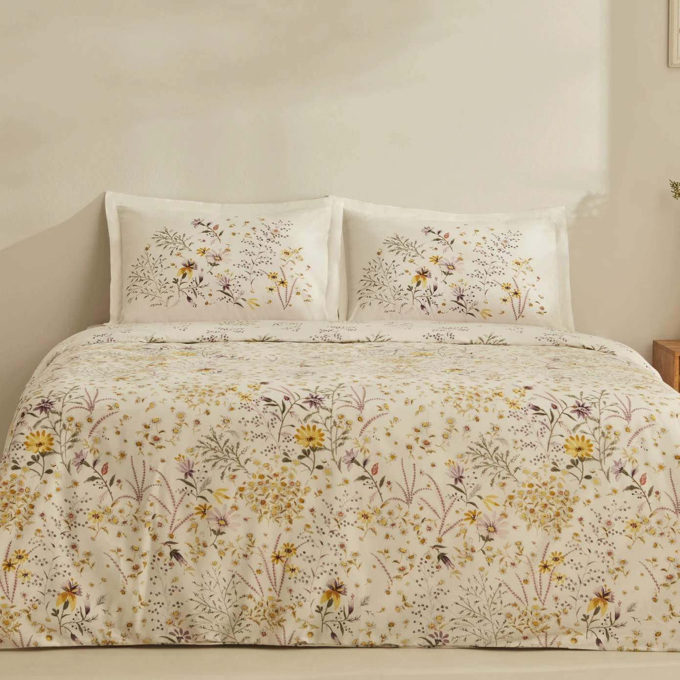 غطاء لحاف LUSSI YELLOW 100% PMK CIFT KS TKM