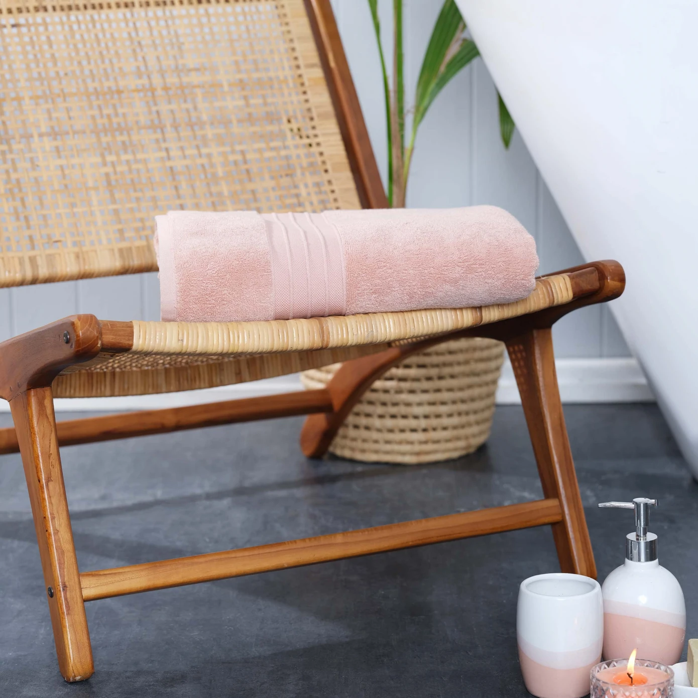 AQUASOFT PUDRA %100 PAMUK 85X150 HAVLU