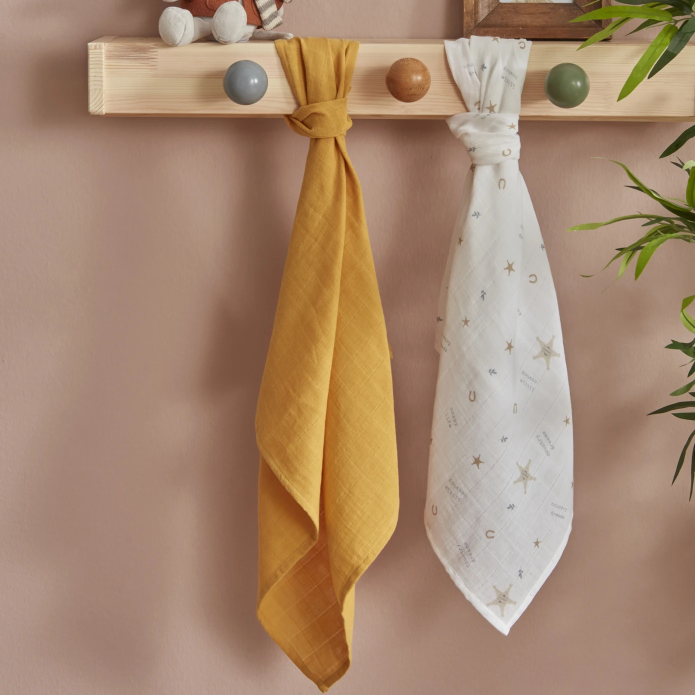 كاراجا هوم ليتل شريف بيبي موسلين مجموعة من 2