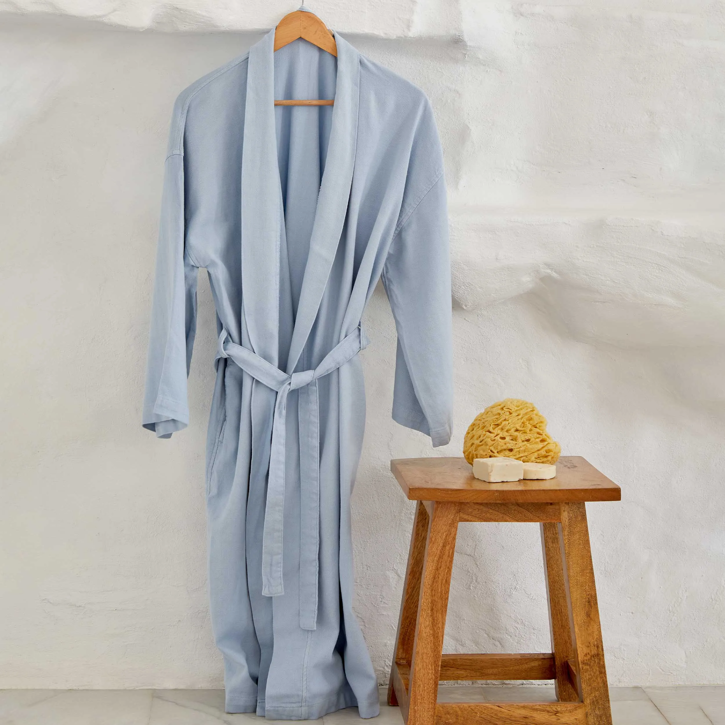 4 ELEMENT BLUE KIMONO ROBE S/M WATER
