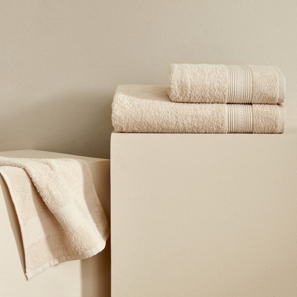 KH SOFT TOUCH BEIGE 100% COTTON 30X50 CM TOWEL