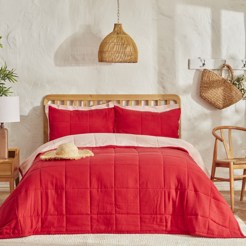 BARNY RED DOUBLE SUMMER COMFORT