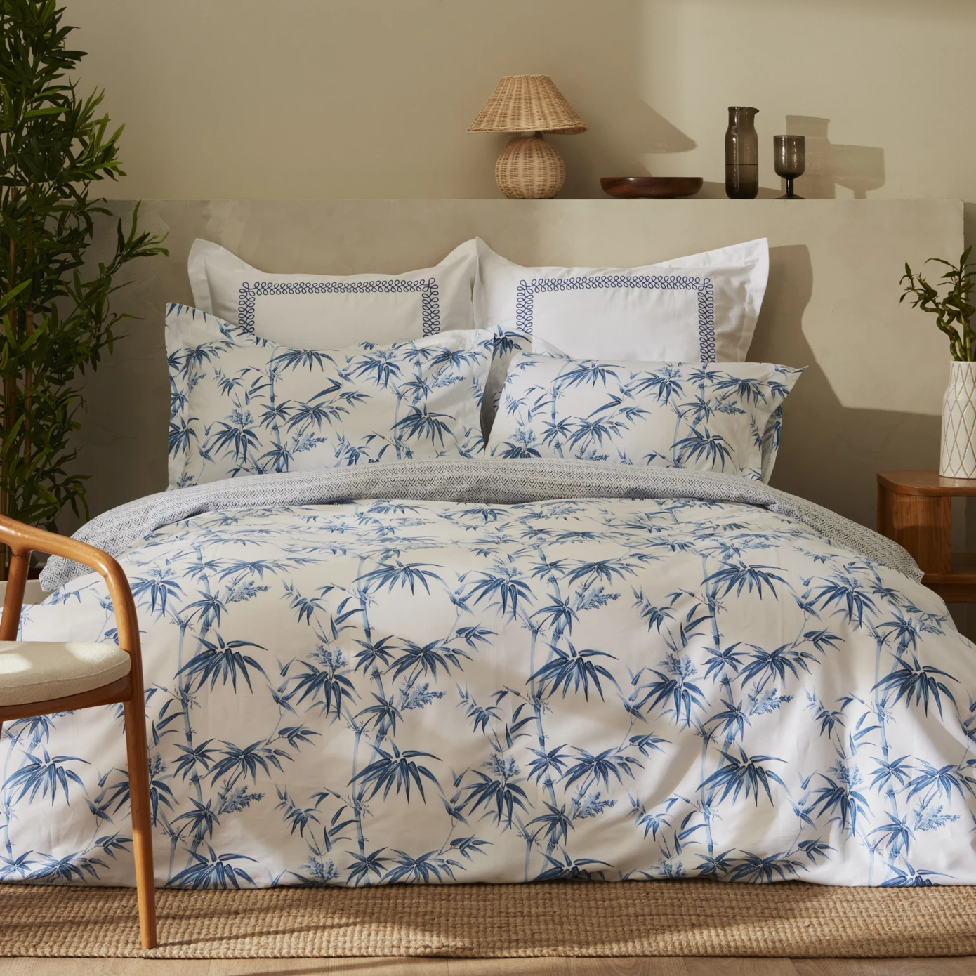 GROVE INDIGO BAMBU CIFT KS NEVRESIM TAKIMI