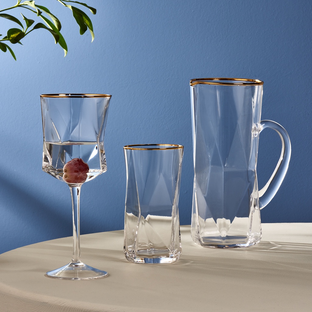 طقم زجاج كاراجا بارلا جولد 25 قطعة