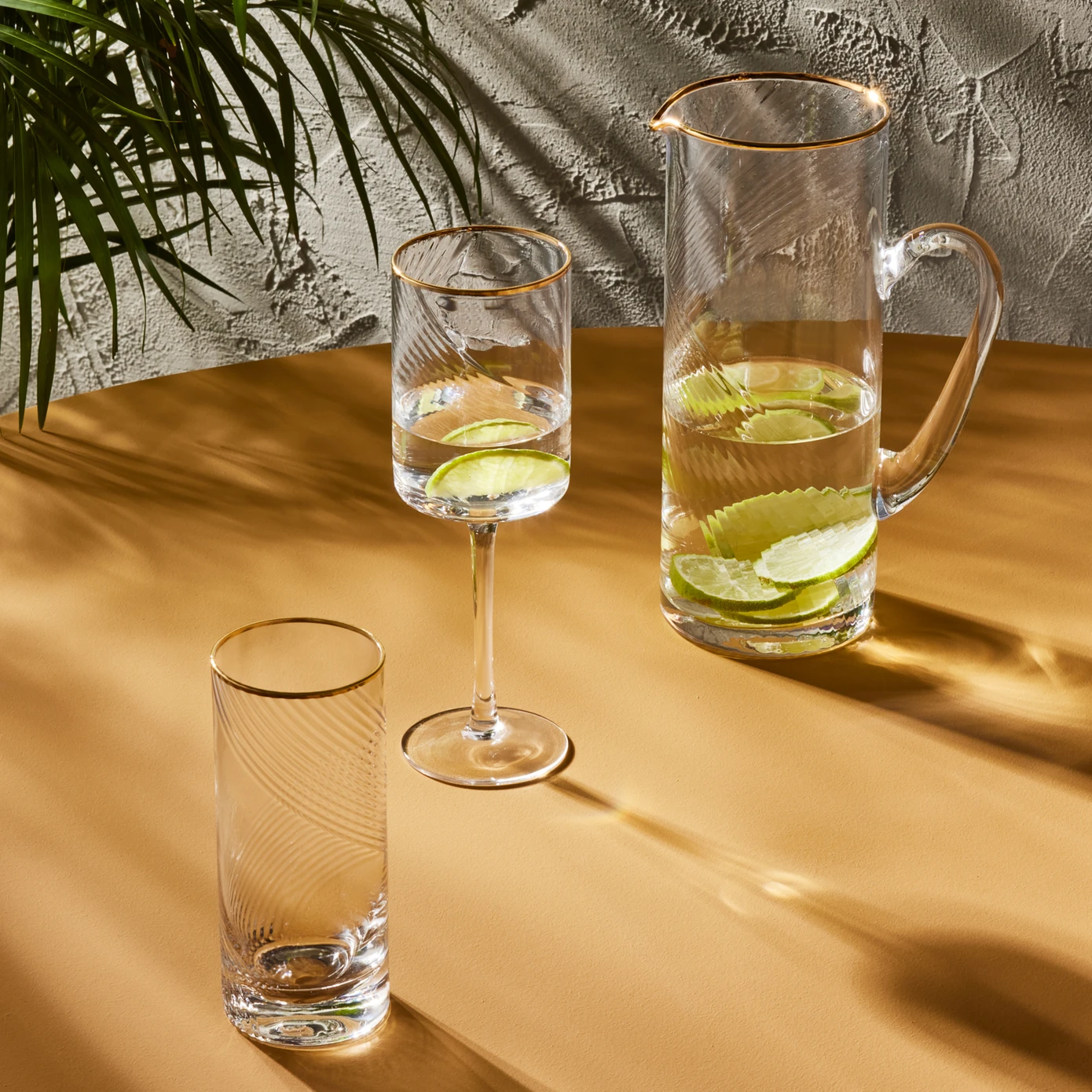 KARACA ARES GOLD 25 PIECES GLASS SET