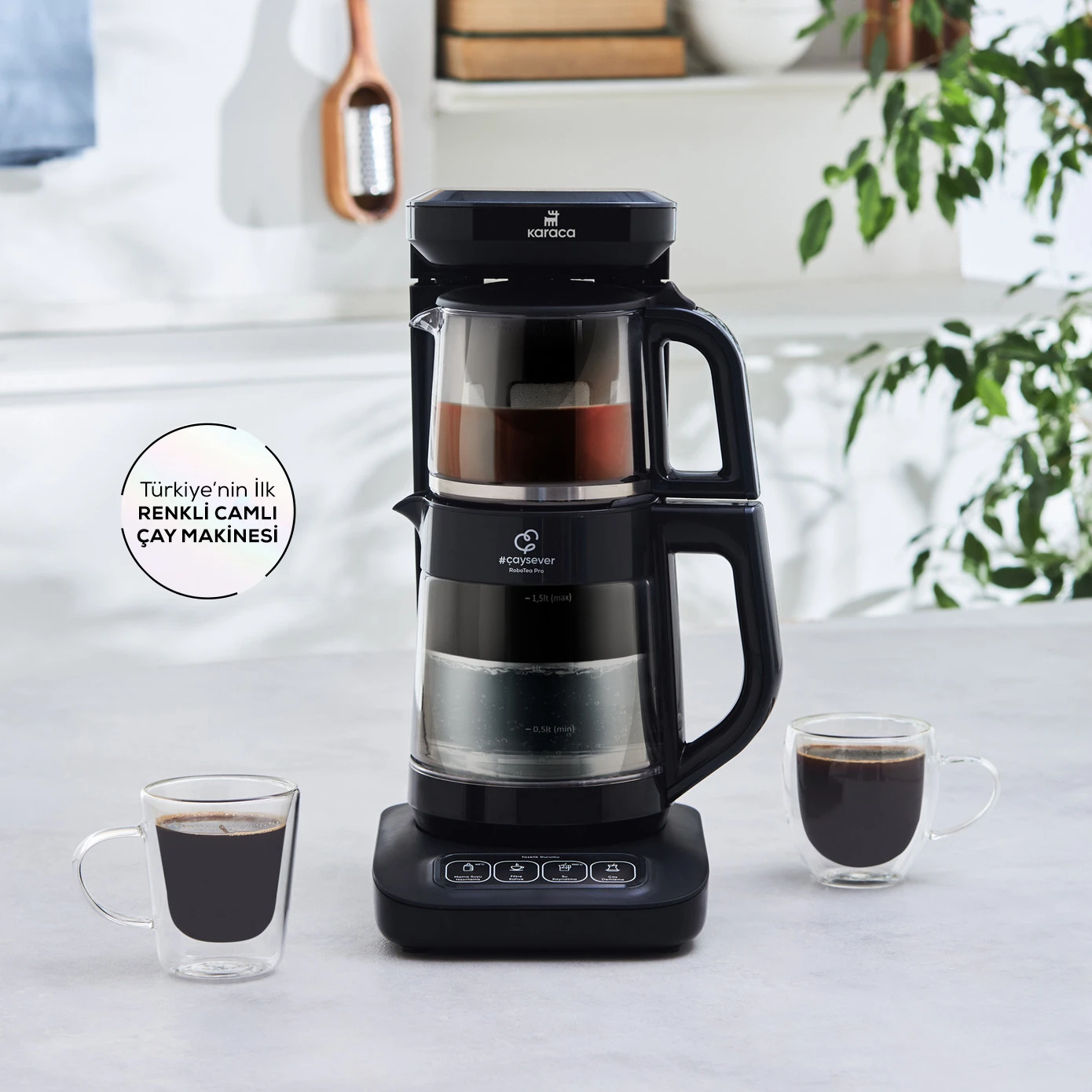 KARACA ÇAYSEVER ROBOTEA PRO 4 IN 1 CAMA CAM GRAPHITE