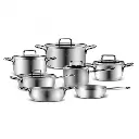 KARACA ARYA 12 PIECE STEEL COOKWARE SET
