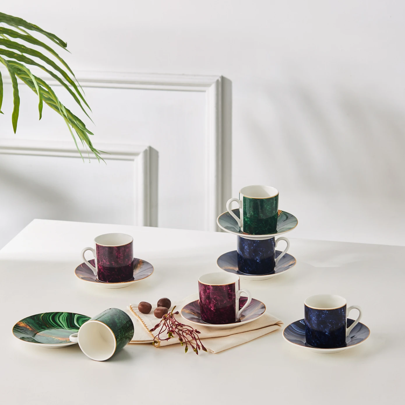 KARACA BERİL 80 ML COFFEE CUP FOR 6 PEOPLE