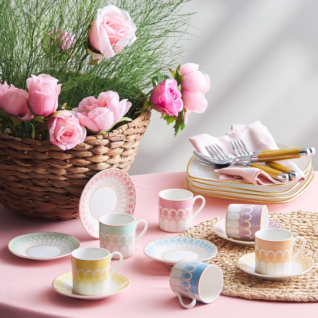 كاراجا ميليس 80 مل كوب قهوة لـ 6 أشخاص