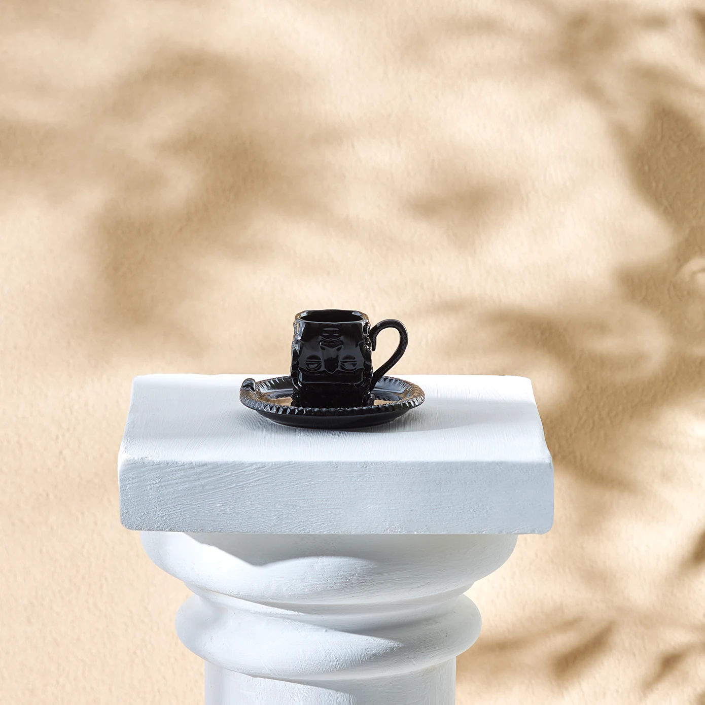 KARACA X İST COLLECTION MEDUSA TURKISH COFFEE CUP BLACK