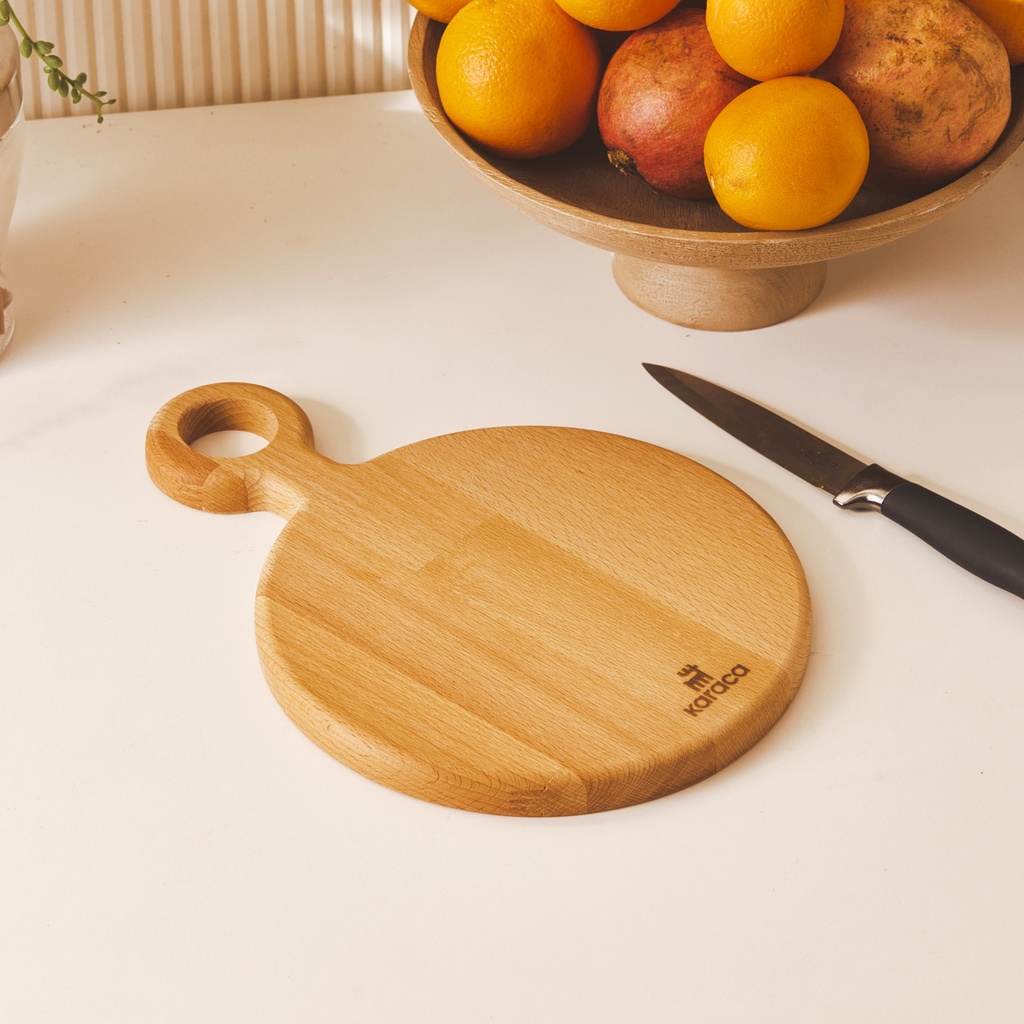 KARACA WOODLAND ROUND CUTTING BOARD S