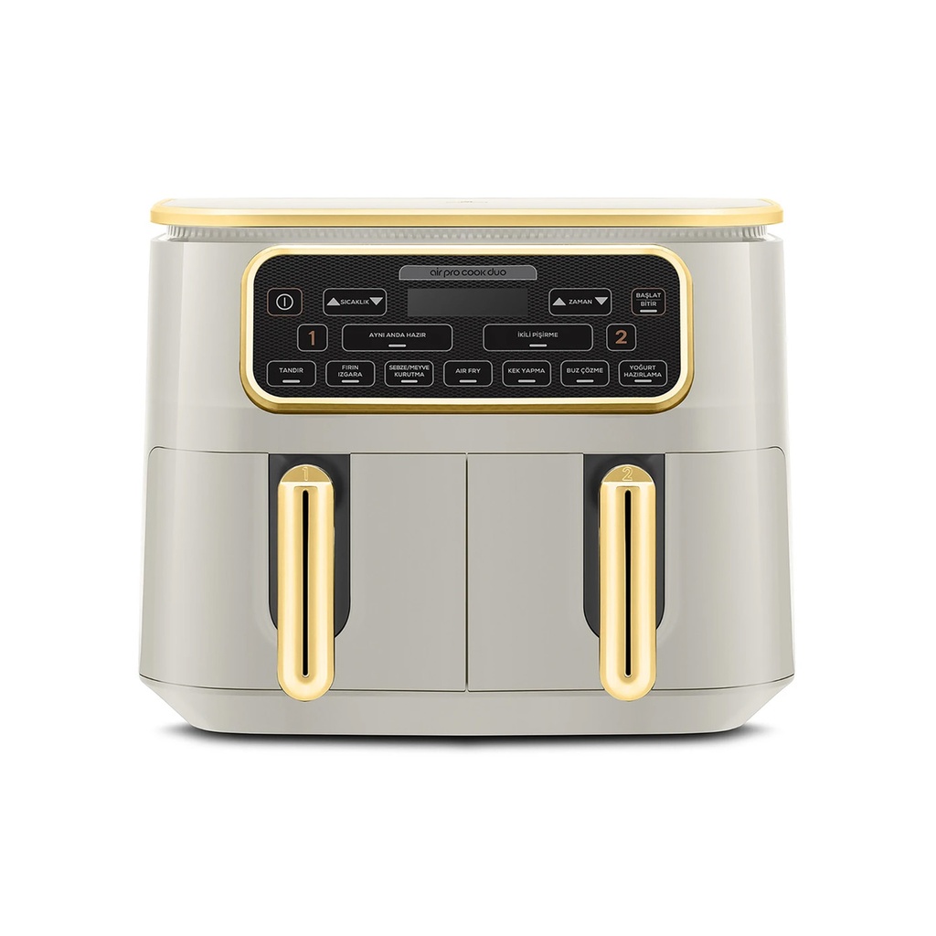 KARACA AIR PRO COOK DUO TANDIR XXXL 8 L AIRFRYER STARGOLD