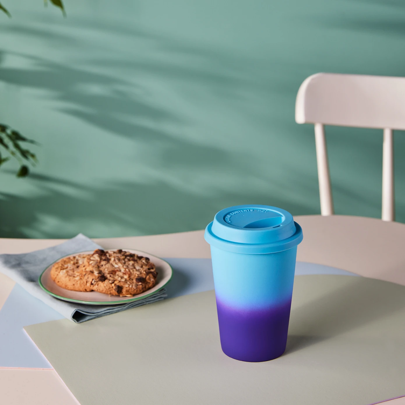 KARACA SOFT TOUCH PURPLE TRAVEL 450 ML MUG