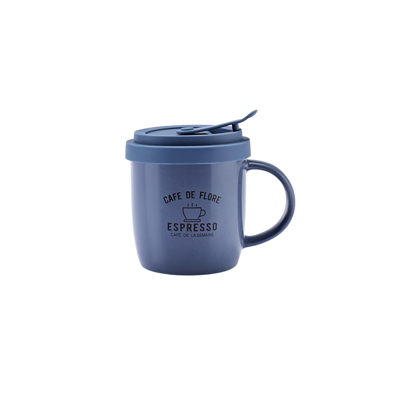 KARACA CAFE 360 ML MUG WITH BLUE LID