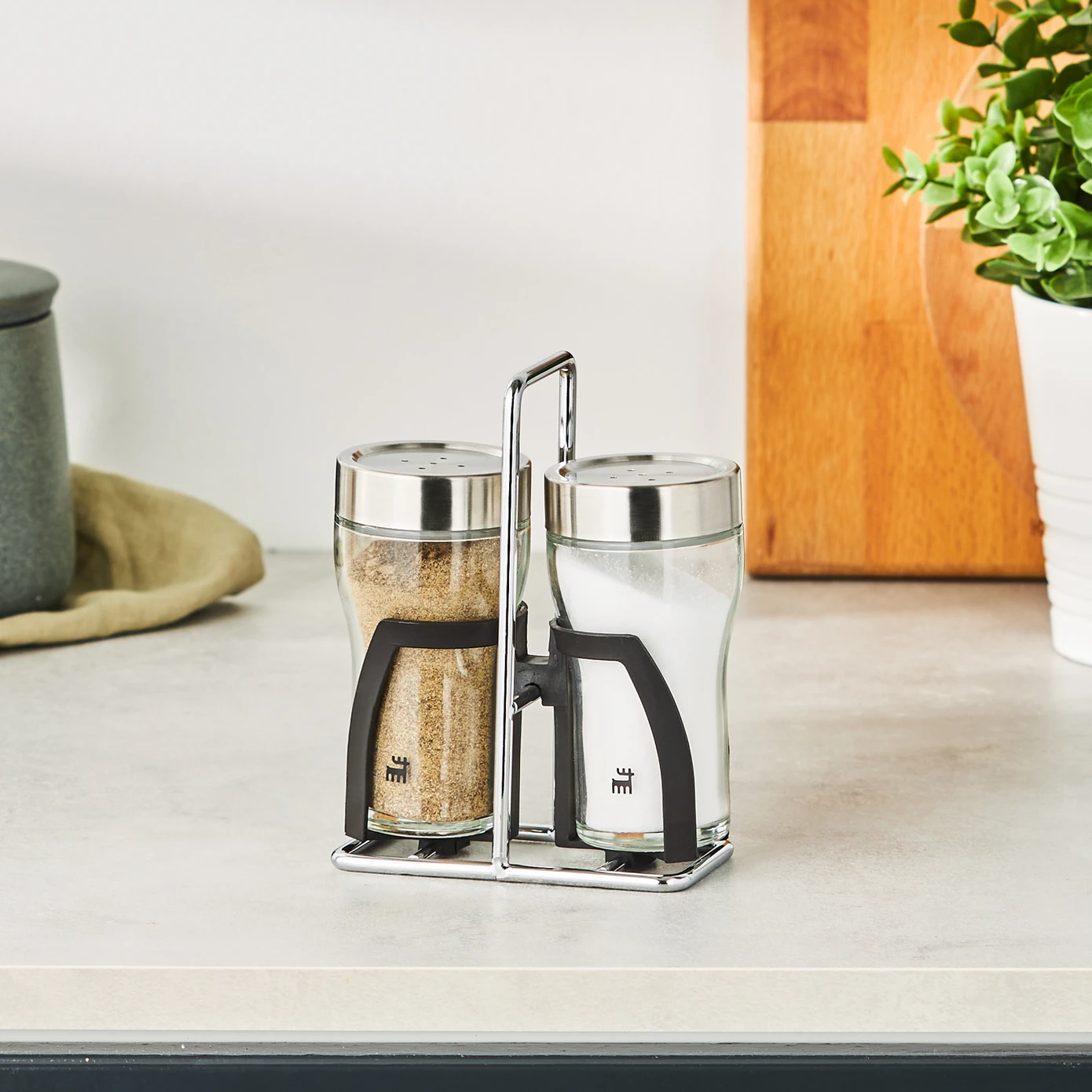 KARACA DANICA GLASS SALT & PEPPER SHAKER