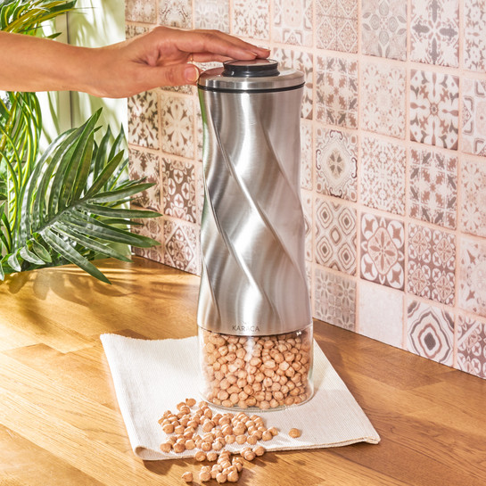 KARACA TOTTORİ INOX SAKLAMA KABI-XL