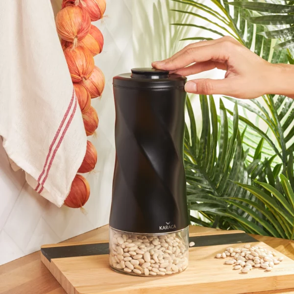 KARACA TOTTORI BLACK STORAGE CONTAINER-L