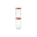 KARACA RIBBED 900 ML 2'Lİ SAKLAMA KABI
