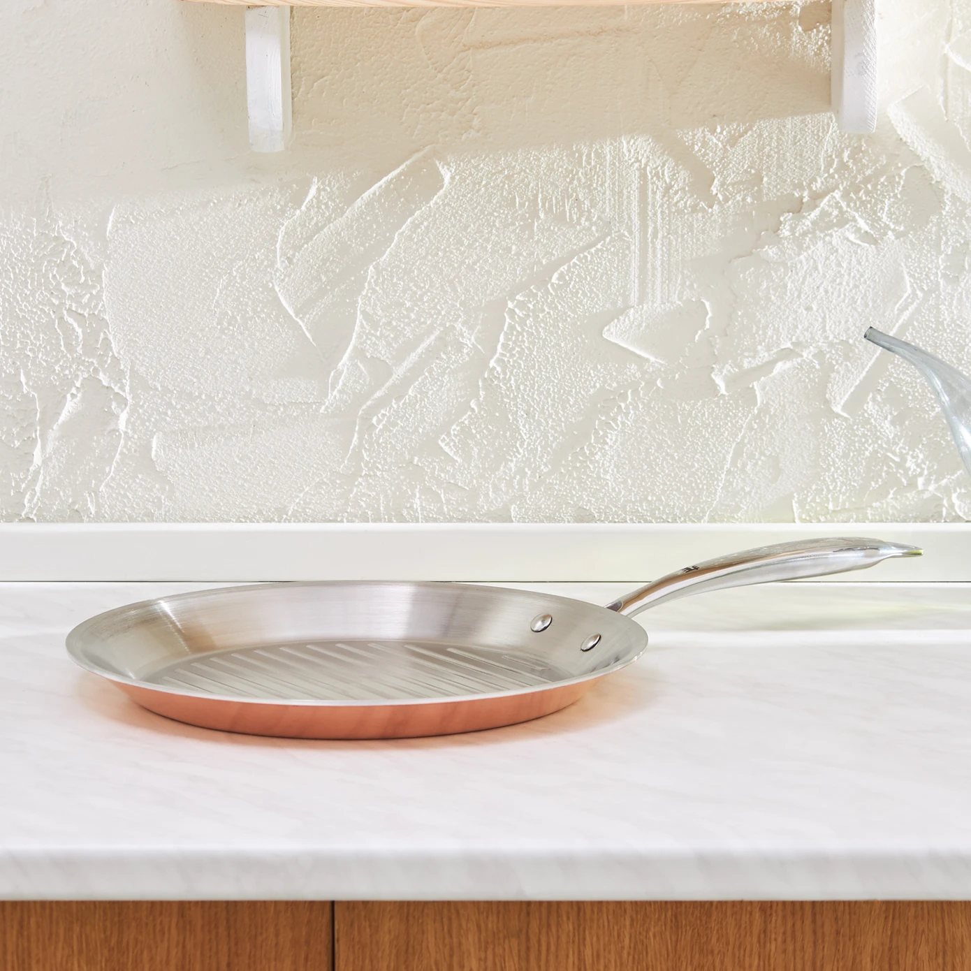 KARACA 3PLY POWER STEEL 316+ COPPER 28 CM GRİLL 2 LT