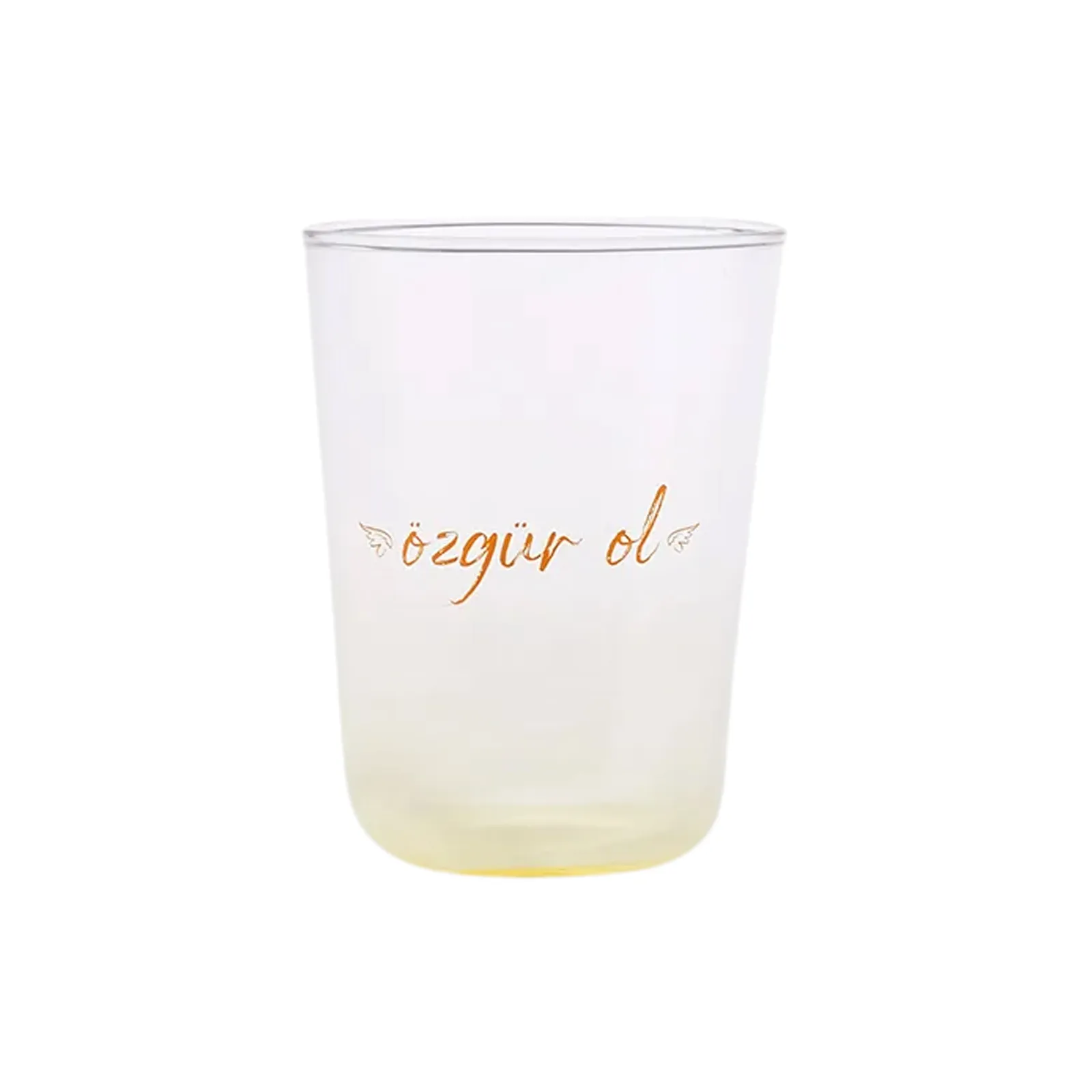 KARACA TO DO WATER GLASS YELLOW