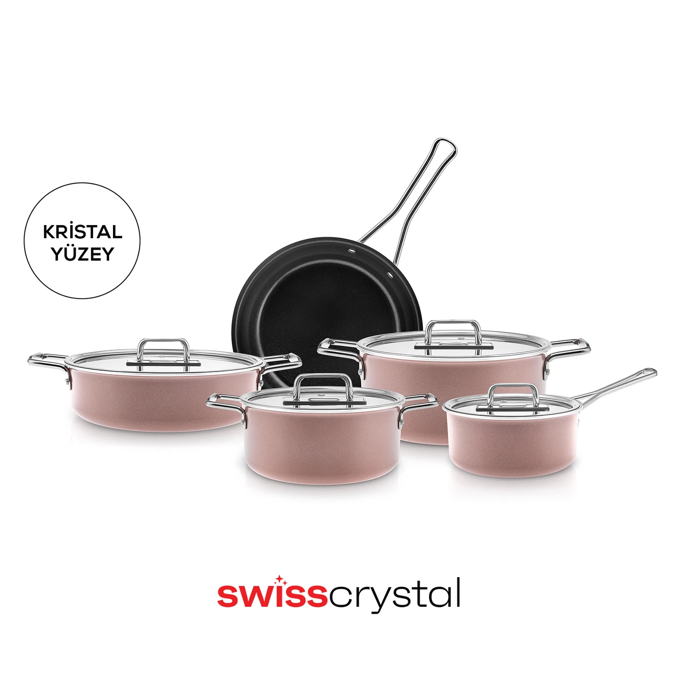 KARACA SWISS CRYSTAL MASTERMAID 9 PRÇ TEN SET BRONZY