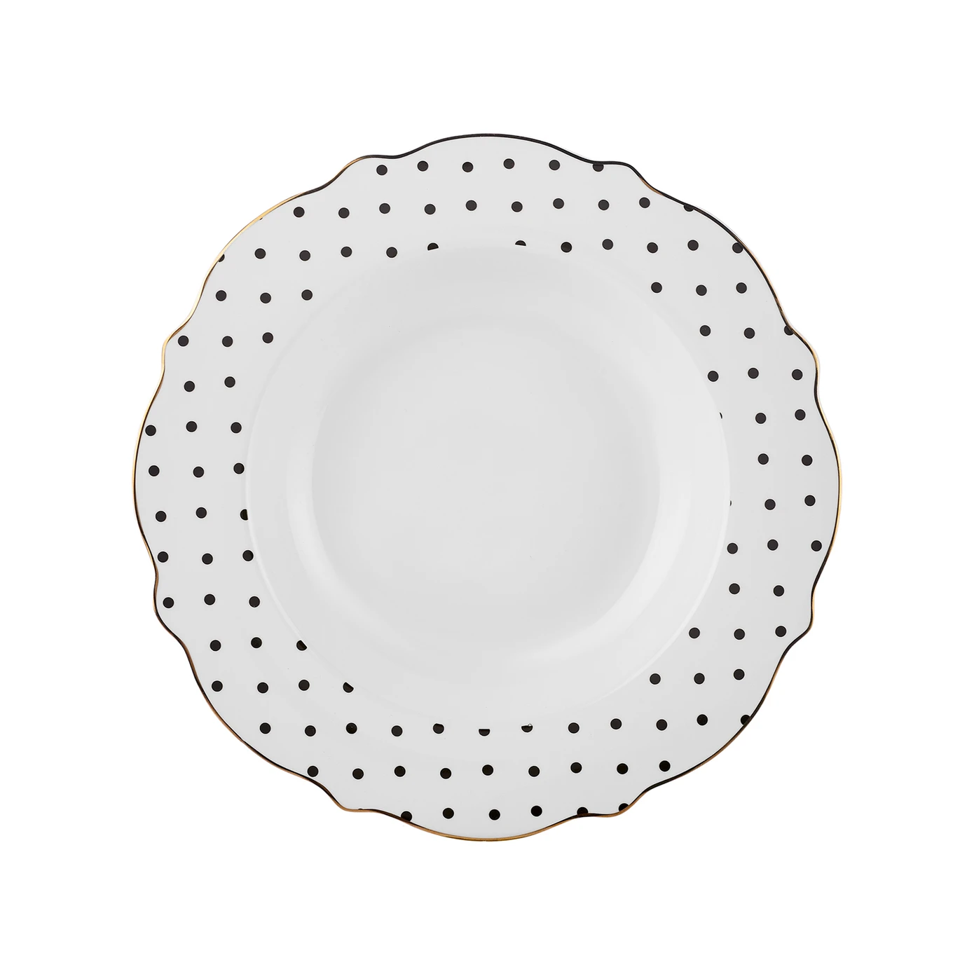 KARACA NEW ROMANTIC BLACK POOL POT PLATE 24CM