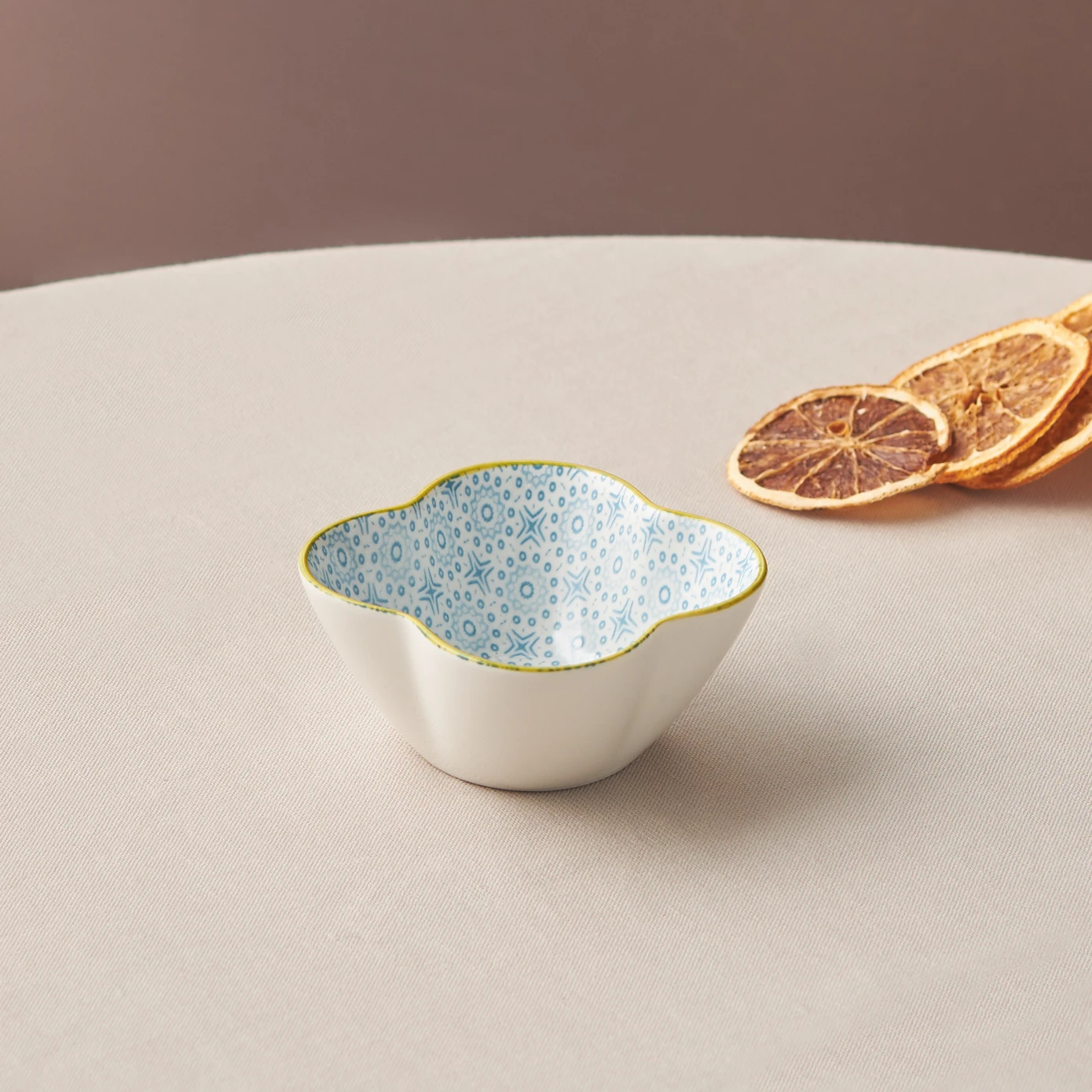 KARACA FLORAL MAVİ YONCA ÇEREZLİK 10CM