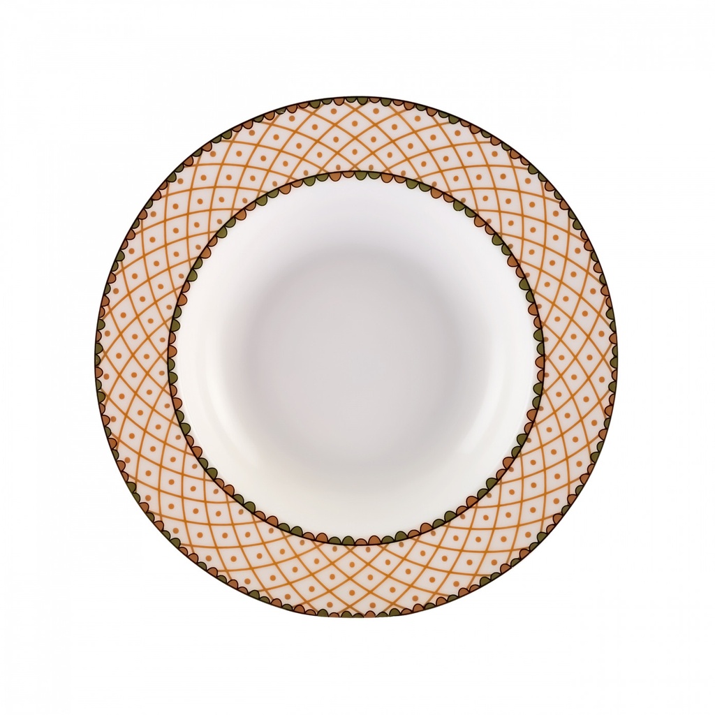 KARACA X ARSLANTEPE 20CM BAKLAVA DESEN ÇUKUR TABAĞI