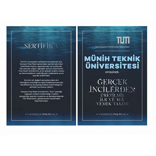 KARACA FINE PEARL MIDNIGHT 62 PRÇ YMT KARE