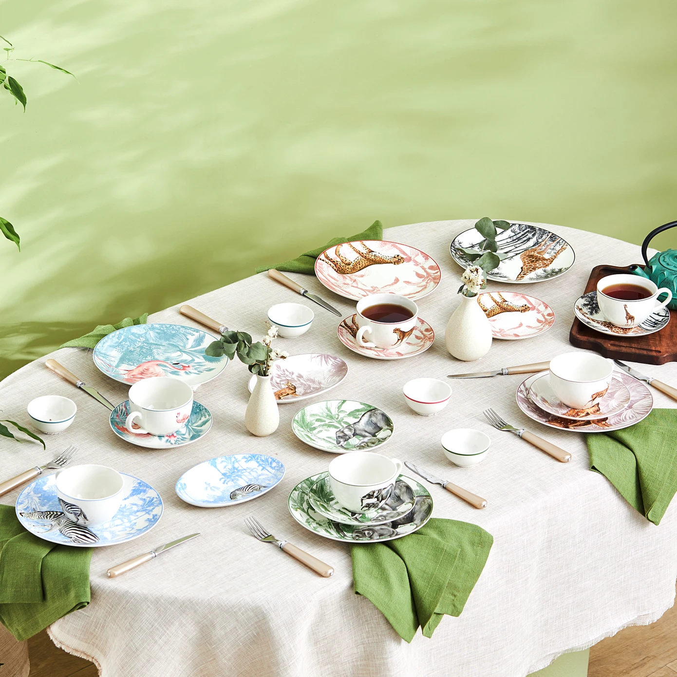 KARACA NEW JUNGLE 26 PIECES BREAKFAST SET RND