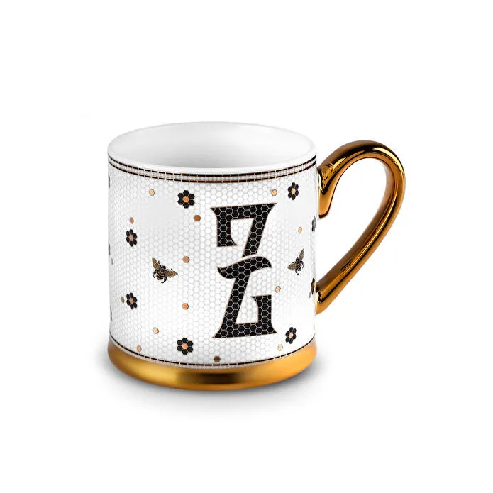 [1000003897001] KARACA Z HARFLİ KUPA 330 ML, BEYAZ