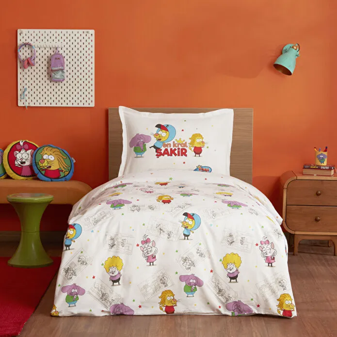 [1000187386001] KARACA HOME X KRAL ŞAKİR EN KRAL, WHITE