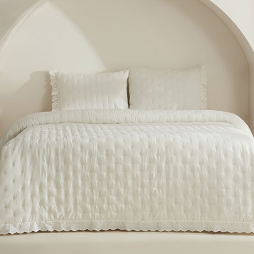 [1000192765001] AURORA YATAK ORTÜSÜ, ÇİFT KİŞİLİK, BEYAZ