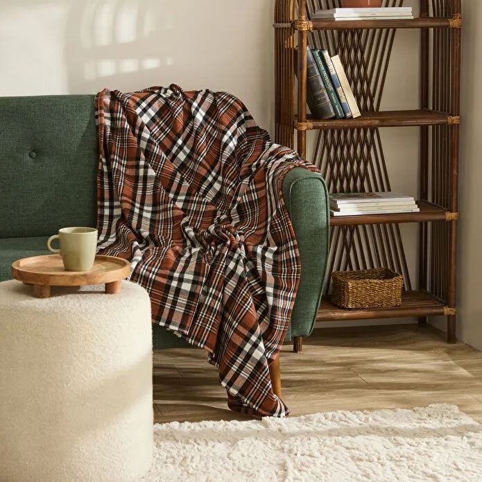 [1000237215004] KH FLANEL T, 120X150 CM, AÇIK KAHVERENGİ