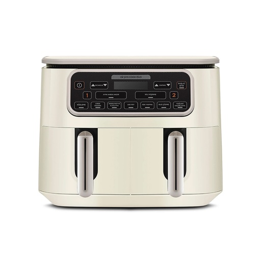 KARACA AIR PRO COOK DUO KÖZ XXXL 8 L AIRFRYER ICONIC BEIGE