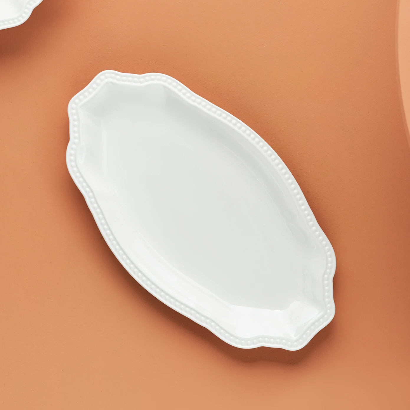 KARACA CARMEN LACE BOAT PLATE 30 CM