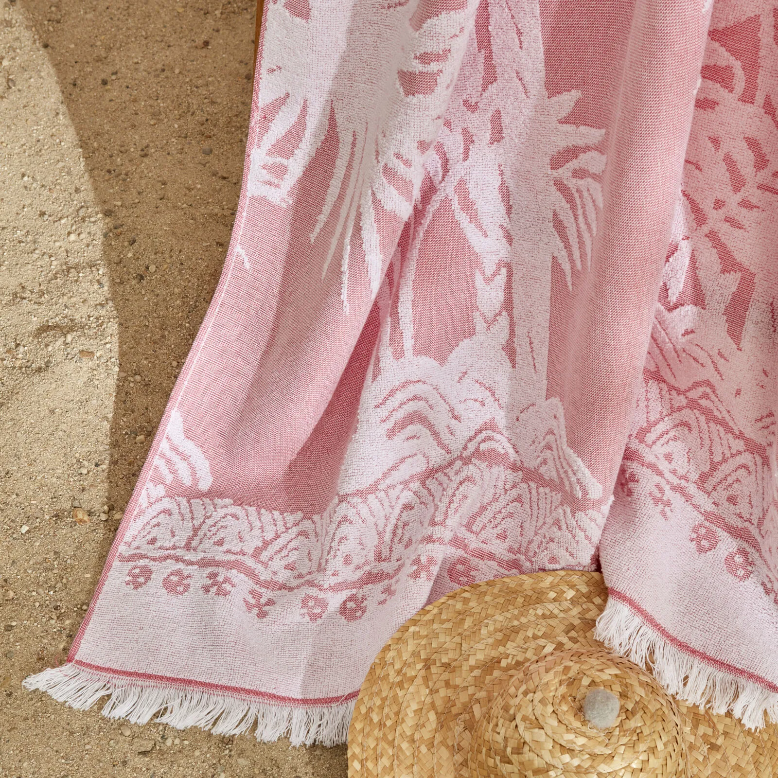 [1000162666001] KH PALM PLAJ HAVLUSU, 85X150 CM, BEYAZ