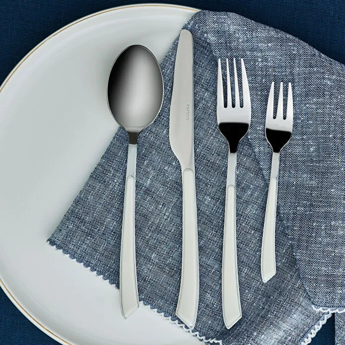 [1000152208001] KARACA LYRA BEYAZ 24 PRÇ ÇKB SETİ, BEYAZ