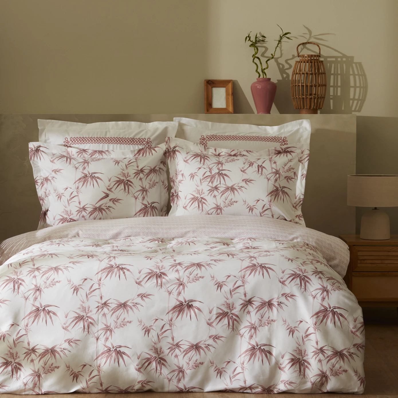 [200.22.01.0026] GROVE CORAL BAMBOO DOUBLE KS DUVET COVER SET