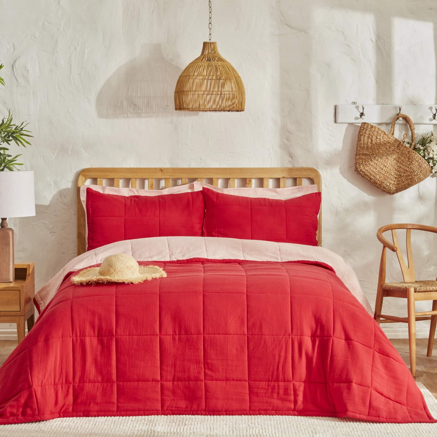 [200.22.04.0032] BARNY KIRMIZI TEK KISILIK SUMMER COMFORT