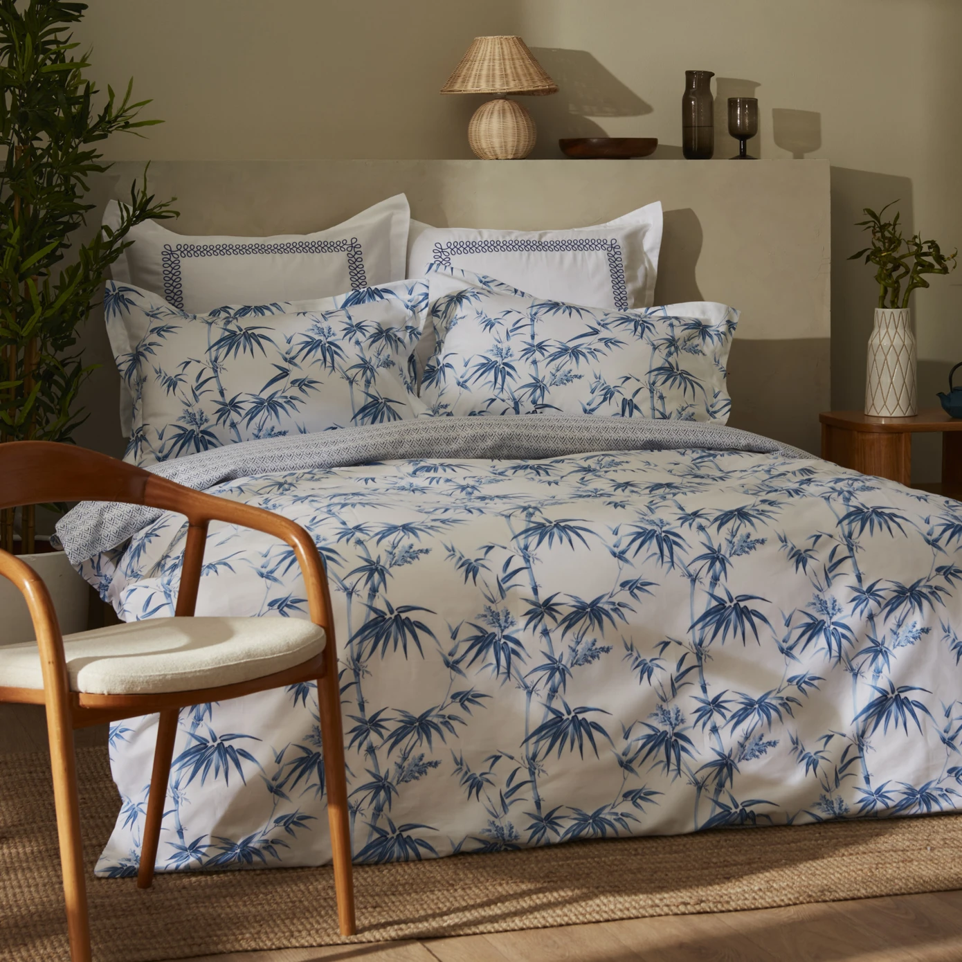 [200.22.01.0023] GROVE INDIGO BAMBOO TEK KS DUVET COVER SET