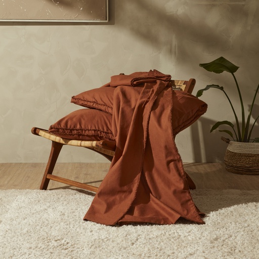 [200.22.01.0122] POLLEN TERRACOTTA KETEN CIFT KS NEVRESIM TAKIMI