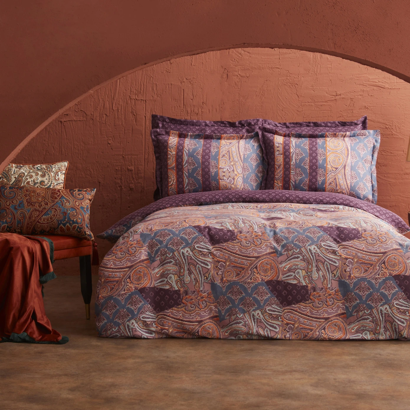 [200.22.14.0308] MARIS MURDUM 100% PMK DOUBLE KS SATIN DUVET COVER TKM