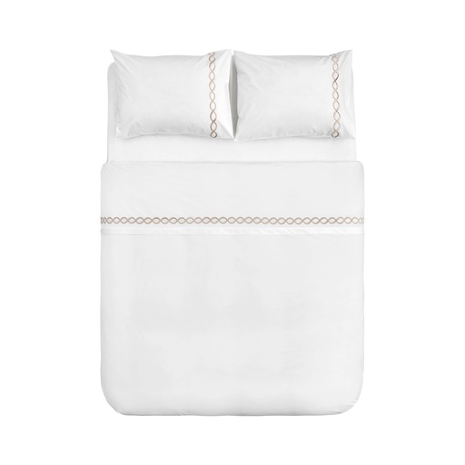 [180.01.01.1343] NAU BILLOW BEIGE PERCALE ÇİFT KİŞİLİK NEVRESİM TK