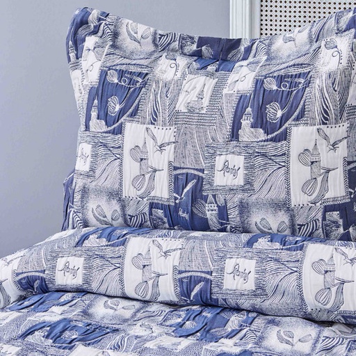 [200.19.01.0498] KARACA X IST COLLECTION ISTANBUL INDIGO CIFT KISILIK YATAK O